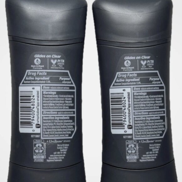 2 X Dove Men Care Refreshing 72hr Antiperspirant 2.6 oz Eucalyptus and Birch - Picture 2 of 3